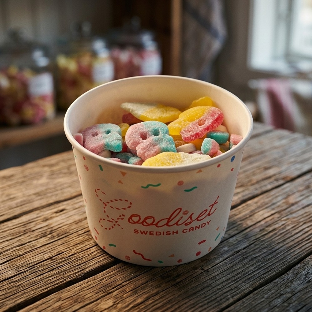 Swedish pick and mix candy